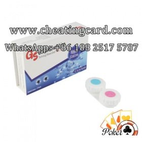 Infrared Contact Lenses for Marked Poker Cards